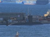 Nuclear submarine in Gibraltar