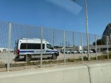 FRONTEX VAN AT GIBRALTAR BORDER