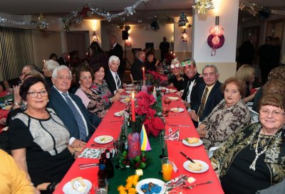 Residents of Seamaster Lodge celebrate their first Christmas in their new homes