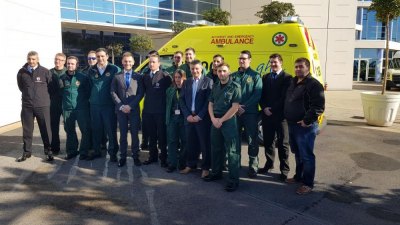 Handover of emergency ambulance services from GFRS to GHA