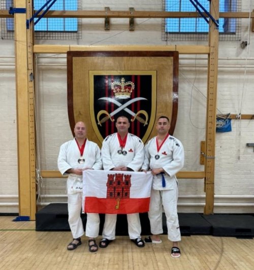 The Royal Gibraltar Regiment bring home medals from the Army Judo Championships