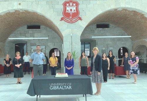 GHA Ophthalmic Clinic team thanks the University of Gibraltar