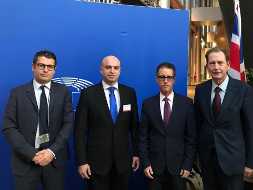 Garcia at EU Parliament in Strasbourg on Brexit business